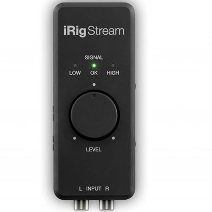 IK Multimedia iRig Stream USB Livestream Audio Interface for iOS, Android, Mac, and PC
