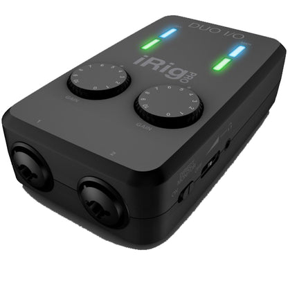 IK Multimedia iRig Pro Duo I/O 2 Channel Audio MIDI Interface for iOS, Android, Mac and PC