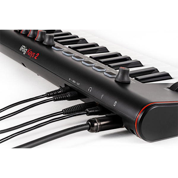 IK Multimedia iRig Keys 2 37 Key Midi Controller Keyboard with Velocity Sensitive for iOS, Android, Mac and PC