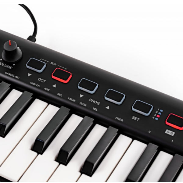 IK Multimedia iRig Keys 2 37 Key Midi Controller Keyboard with Velocity Sensitive for iOS, Android, Mac and PC