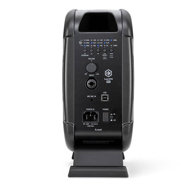 IK Multimedia iLoud MTM MKII 100 Watt 2 Way Powered Studio Monitor Built in ARC Self Calibration
