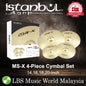 Istanbul Agop 14",16",18",20" MS-X 4 Piece Cymbal Set - Pack (IMSXS4)