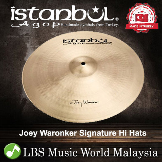 Istanbul Agop 14″ Joey Waronker Signature Hi Hats Cymbal (JWH14 JWH 14)