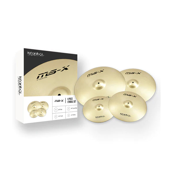 Istanbul Agop 14",16",18",20" MS-X 4 Piece Cymbal Set - Pack (IMSXS4)