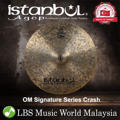 Istanbul Agop 16",18" OM Signature Series Crash Cymbal (CBOC16 CBOC18)
