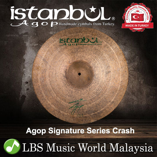 Istanbul Agop Signature Crash Cymbal 16",17",18",19",20" (AGC16 AGC17 AGC18 AGC19 AGC20)