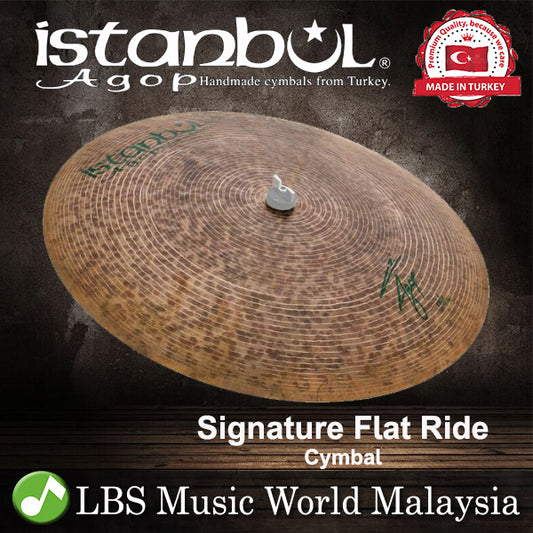 Istanbul Agop 19″ Agop Signature Flat Ride Cymbal (AGFR19 AGFR 19)