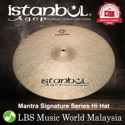 Istanbul Agop 15" Mantra Signature Series Hi-Hats Cymbal (CBMH15 CBMH15)