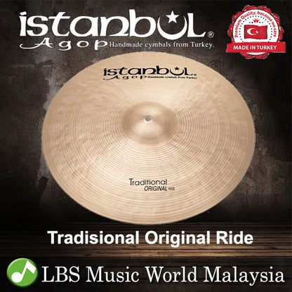 Istanbul Agop 20" Tradisional Original Ride Cymbal (ORR20 ORR 20)