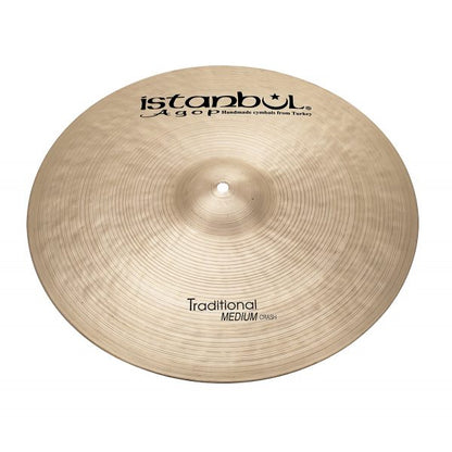 Istanbul Agop Tradisional Medium Crash Cymbal 14",15",16",17",18",19",20",22" (MC14 MC15 MC16 MC17 MC18 MC19 MC20 MC22)