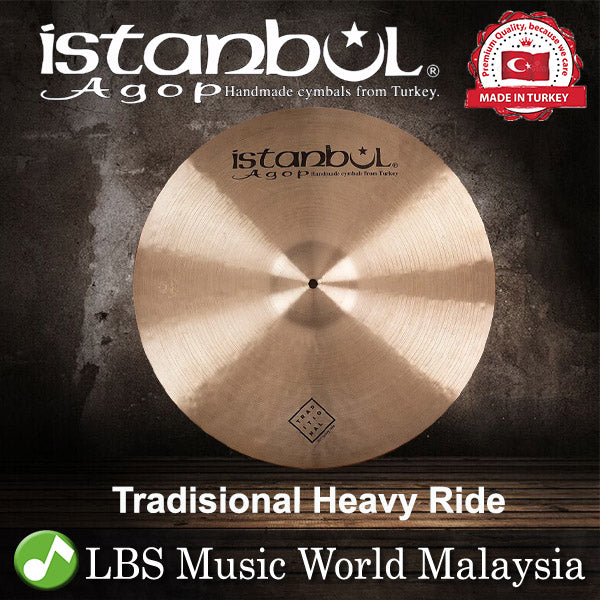 Istanbul Agop 20",21",22",24" Tradisional Heavy Ride Cymbal (HVR20 HVR21 HVR22 HVR24)