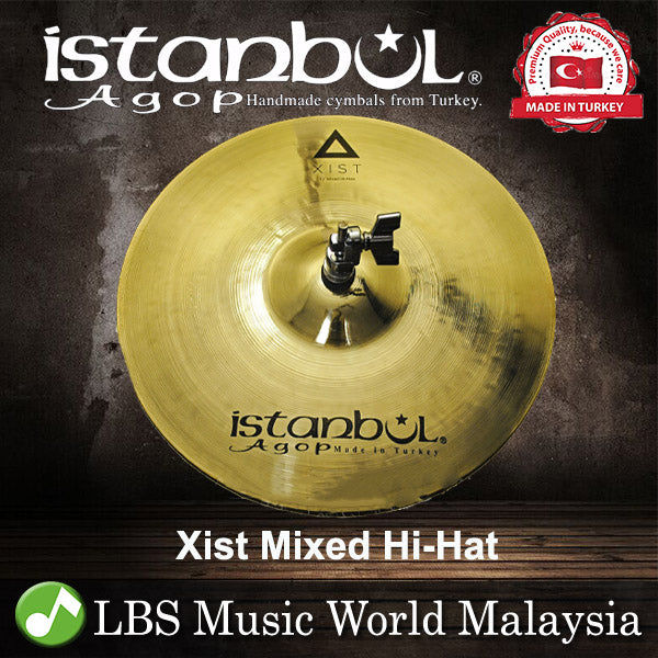 Istanbul Agop 13",14",15" Xist Mixed Hi-hat Cymbal - Make in Turkey (XMXHB13 XMXHB14 XMXHB15)