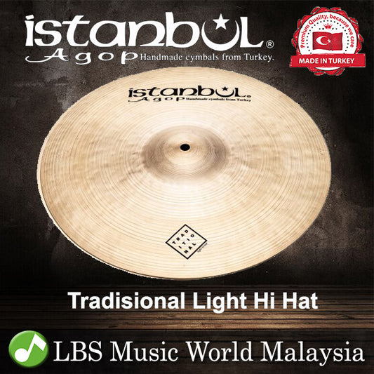Istanbul Agop 16" Tradisional Light Hi hat Cymbal (LH16 LH 16)