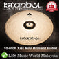Istanbul Agop 10" Xist Mini Brilliant Hi-Hat Cymbal - Made in Turkey (XMNHB10 XMNHB 10)
