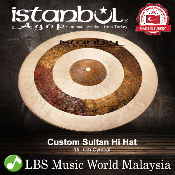 Istanbul Agop 15" Custom Sultan Hi Hat Cymbal (SH15 SH 15)