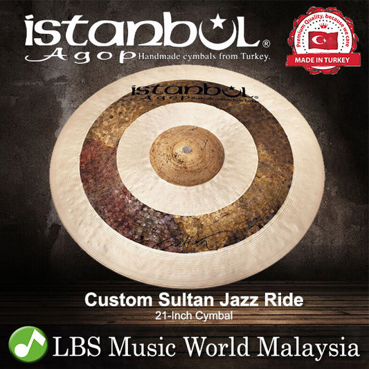 Istanbul Agop 20" 21" 22" Custom Sultan Jazz Ride (SJR20 SJR21 SJR22)