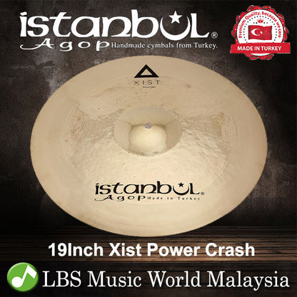 Istanbul Agop 19" Xist Power Crash Cymbal - Made in Turkey (XPWBC19 XPWBC 19)