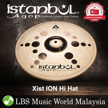 Istanbul Agop 10",14",16" Xist ION Hi Hat Cymbal (XIH10 XIH14 XIH16)