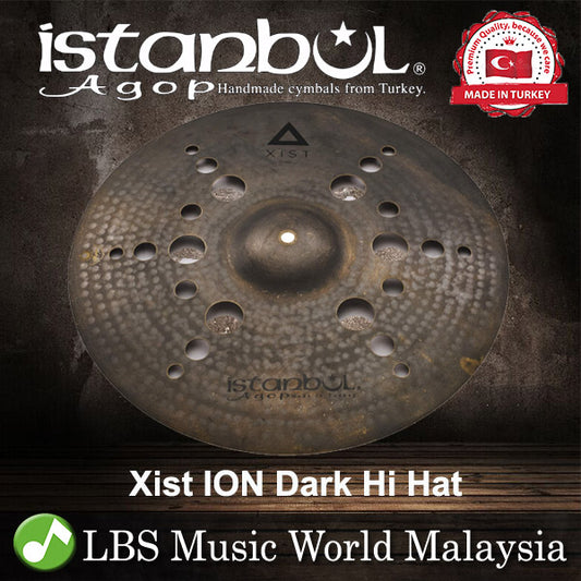 Istanbul Agop 15" Xist ION Dark Hi Hat Cymbal - Made in Turkey (XDIH15 XDIH 15)
