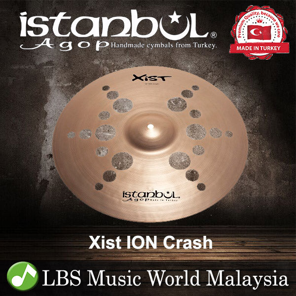 Istanbul Agop 16",18",20",22" Xist ION Crash Cymbal (XIC16 XIC18 XIC20 XIC22)