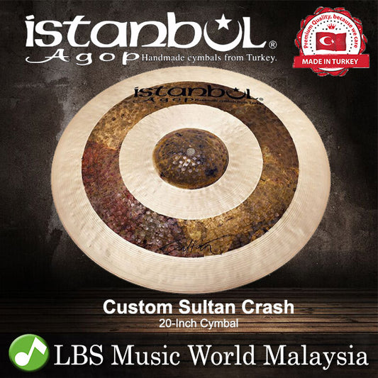 Istanbul Agop 20" Custom Sultan Crash Cymbal (SC20 SC 20)