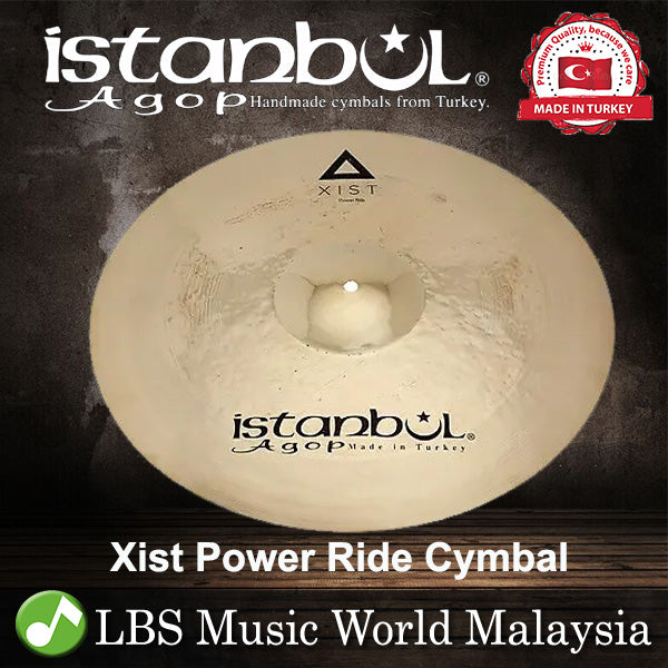 Istanbul Agop 22" Xist Power Ride Cymbal - Made in Turkey (XPWRB22 XPWRB 22)
