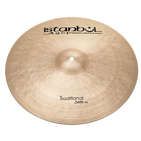 Istanbul Agop Cymbals 22" Traditional Dark Ride Cymbal - Made in Turkey (DR22 DR 22)