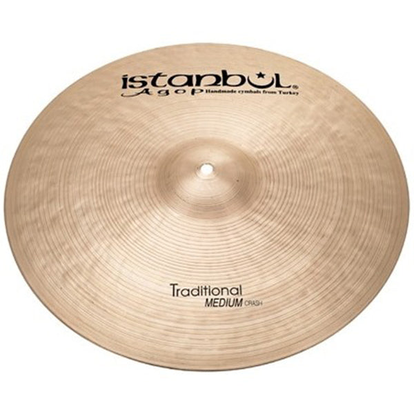 Istanbul Agop Cymbals 19" Traditional Medium Crash Cymbal - Made in Turkey (MC19 MC 19)