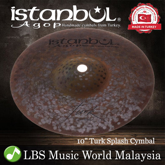 Istanbul Agop Cymbals 10" Turk Splash Cymbal -  Made in Turkey (TSP10 TSP 10)