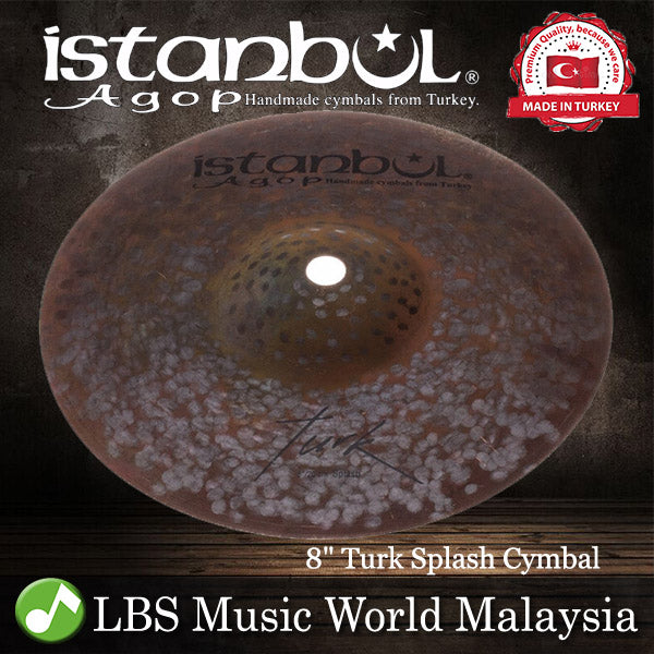 Istanbul Agop Cymbals 8" Turk Splash Cymbal - Made in Turkey (TSP8 TSP 8)