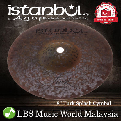 Istanbul Agop Cymbals 8" Turk Splash Cymbal - Made in Turkey (TSP8 TSP 8)