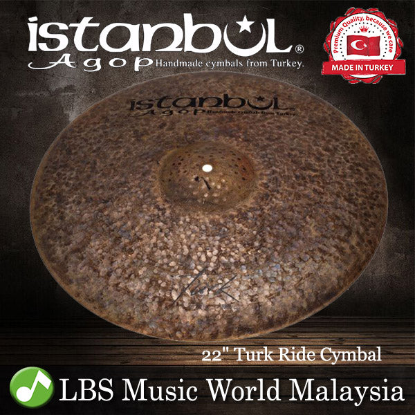Istanbul Agop Cymbals 22" Turk Ride Cymbal - Made in Turkey (TR22 TR 22)