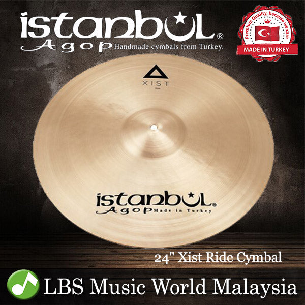 Istanbul Agop Cymbals 24" Xist Ride Cymbal - Made in Turkey (XR24 XR 24)