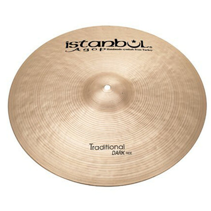 Istanbul Agop Cymbals 24" Traditional Dark Ride Cymbal - Made in Turkey (DR24 DR 24)