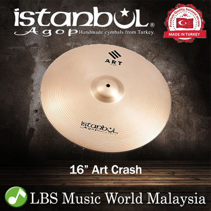 Istanbul Agop Cymbals 16" Art Crash Cymbal (ARTC16)