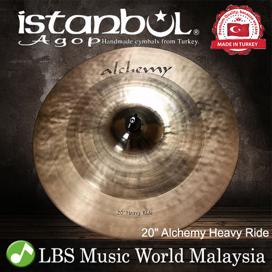 Istanbul Agop Cymbals 20" Alchemy Heavy Ride Cymbal - Made in Turkey