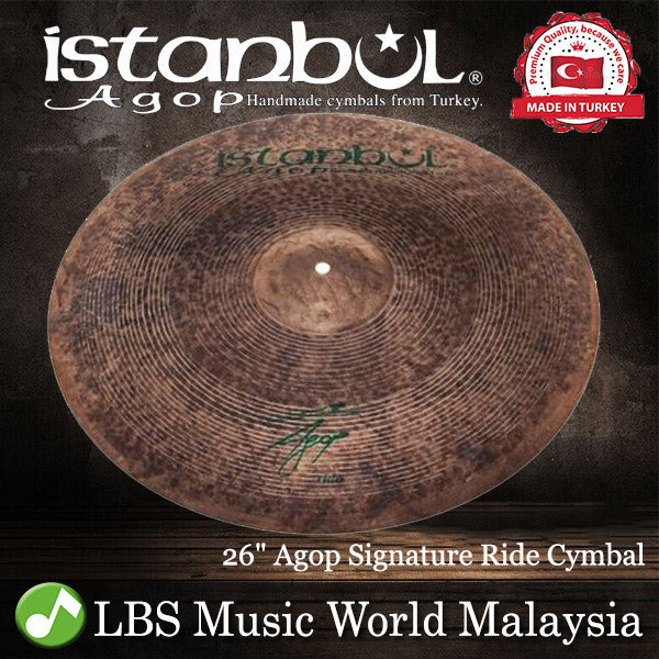 Istanbul Agop Cymbals 26" Agop Signature Ride Cymbal - Made in Turkey (AGR26 AGR 26)