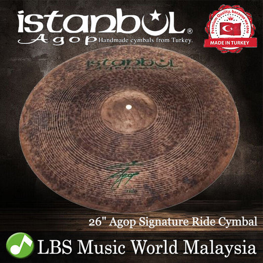 Istanbul Agop Cymbals 26" Agop Signature Ride Cymbal - Made in Turkey (AGR26 AGR 26)