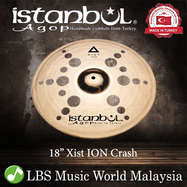 Istanbul Agop Cymbals 18" Xist ION Crash Cymbal (XIC18)