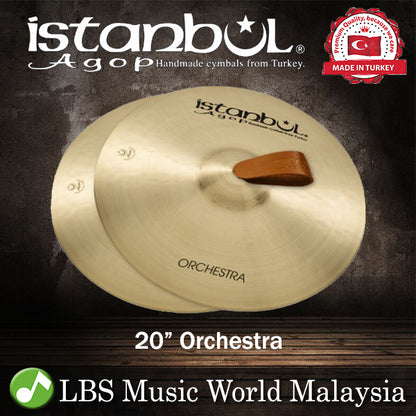 Istanbul Agop Cymbals 20" Xist Orchestral Cymbal - Pair (XBOB20)