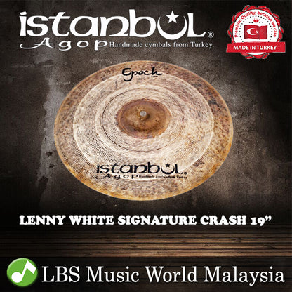Istanbul Agop Cymbals 19" Lenny White Signature Epoch Crash Cymbal (LWEC19)