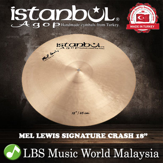 Istanbul Agop Cymbals 18" Mel Lewis Signature Crash Cymbal (ML18)