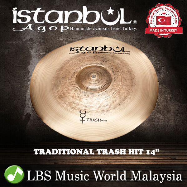 Istanbul Agop Cymbals 14" Traditional Trash Hits Cymbal (THIT14)