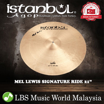 Istanbul Agop Cymbals 21" Mel Lewis Signature Ride Cymbal (ML21)