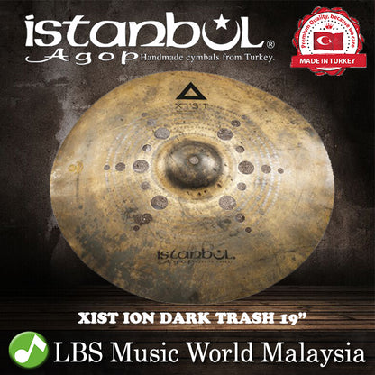 Istanbul Agop Cymbals 19" Xist Ion Dark Trash Cymbal (XIDT19)