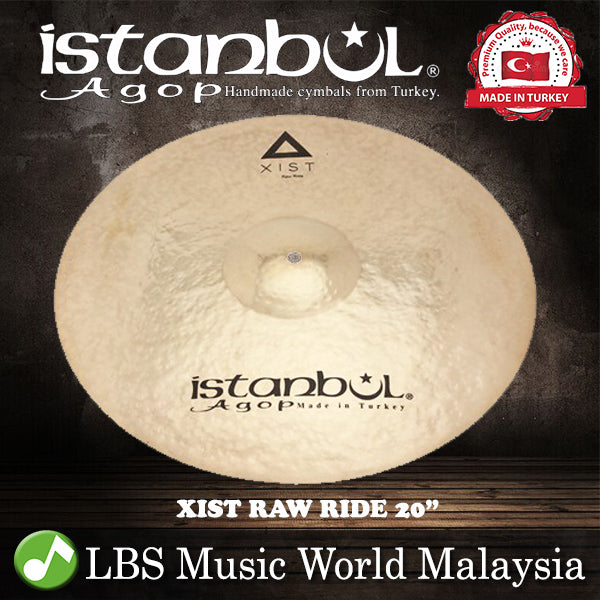 Istanbul Agop Cymbals 20" Xist Raw Ride Cymbal (XRWRB20)