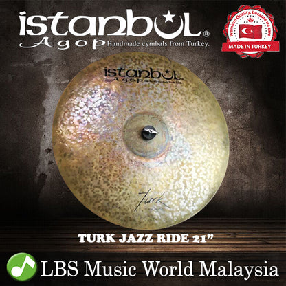 Istanbul Agop Cymbals 21" Turk Jazz Ride Cymbal (TJR21)