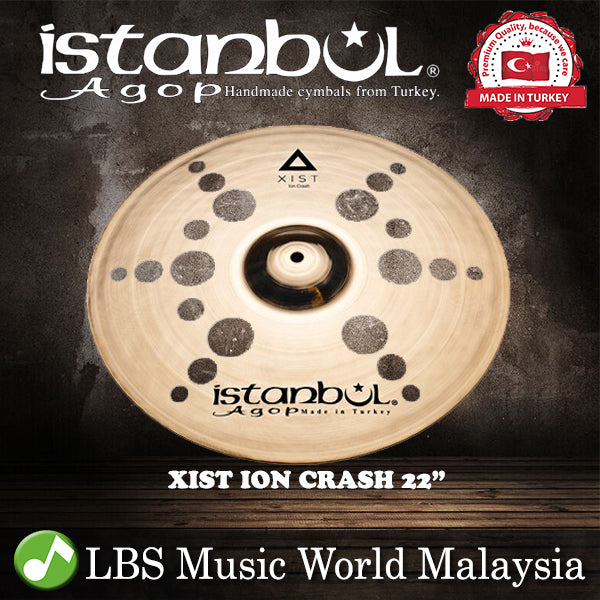 Istanbul Agop Cymbals 22" Xist ION Crash Cymbal (XIC22)