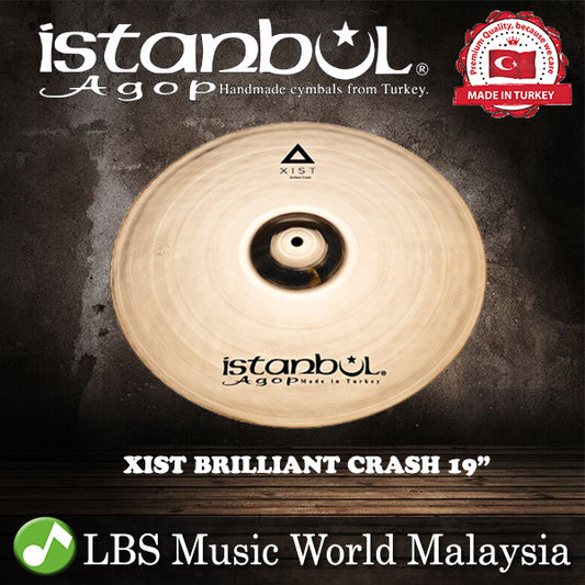 Istanbul Agop Cymbals 19" Xist Brilliant Crash Cymbal (XCB19)