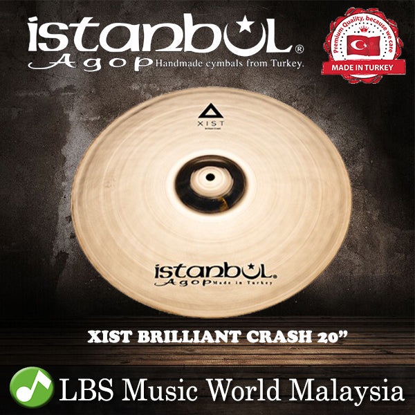 Istanbul Agop Cymbals 20" Xist Brilliant Crash Cymbal (XCB20)